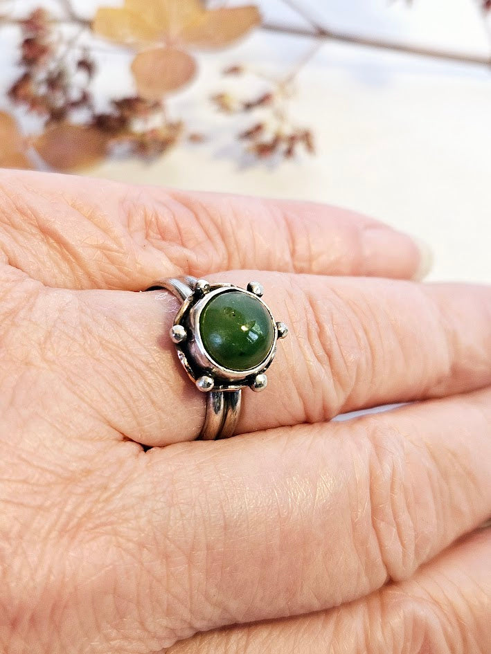 Jade Wave Ring