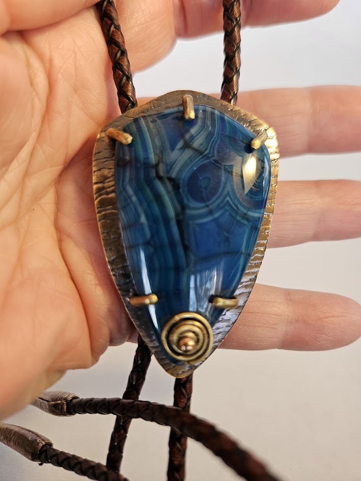 Swirling Clouds Bolo Tie