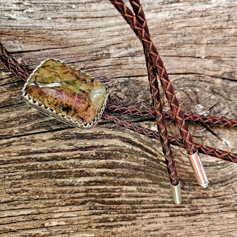 Pietersite Bolo Tie