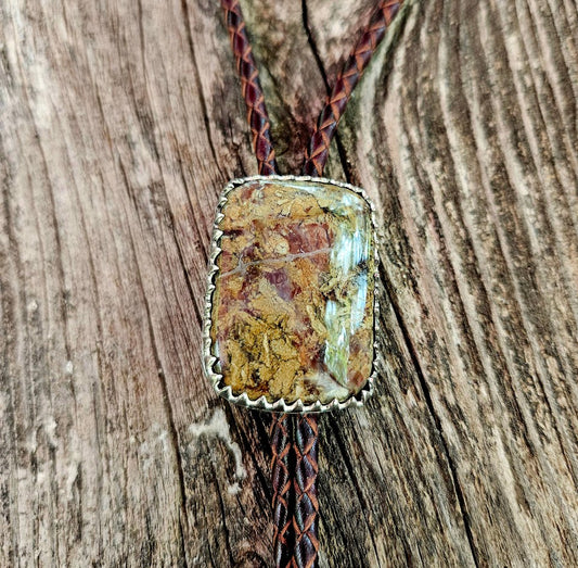 Pietersite Bolo Tie